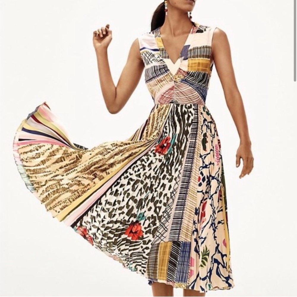 Anthropology Geisha Designs Jacinta Pleated Dress